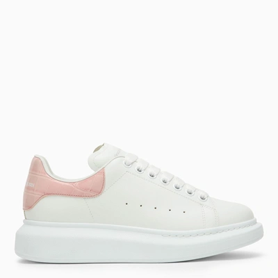 Shop Alexander Mcqueen White And Clay Oversized Sneakers