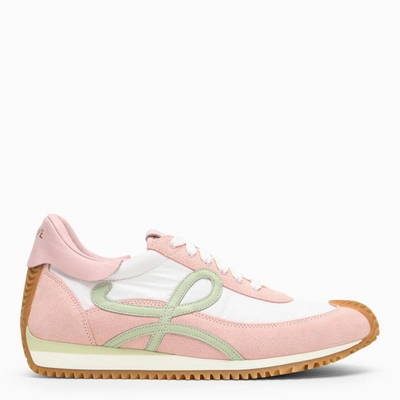 Shop Loewe Sneaker Flow Runner White/pink