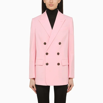 Dsquared2 Pink Double-breasted Jacket In Pink