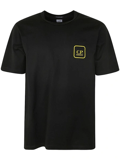 Shop C.p. Company Metropolis Series Mercerized Jersey Logo Graphic T-shirt Clothing In Black