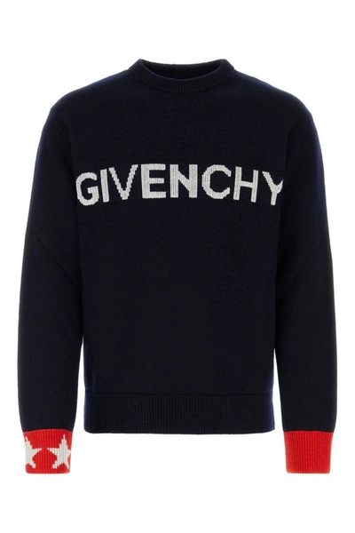Shop Givenchy Knitwear In Blue