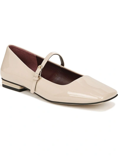 Shop Franco Sarto Womens Patent Square Toe Loafers In White