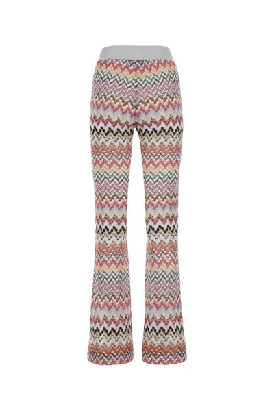 Shop Missoni Pants In Multicoloured