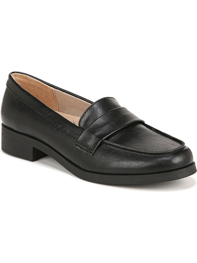 Shop Lifestride Womens Solid Loafers In Black