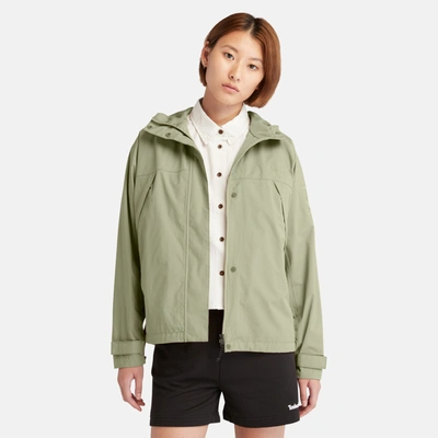 Shop Timberland Women's Waterproof Breathable Jacket In Green