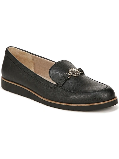 Shop Lifestride Zen Womens Patent Slip On Loafers In Black