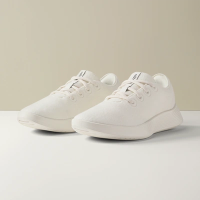 Allbirds Men's Wool Runner Go In White