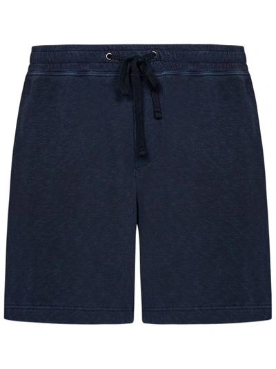 Shop James Perse Shorts In Blu