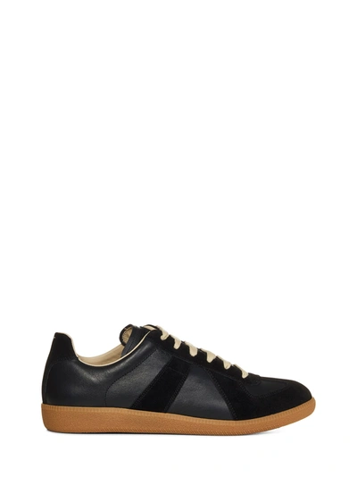 Shop Maison Margiela Replica Sneakers In Nero