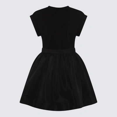 Shop Alexander Mcqueen Black Cotton Dress