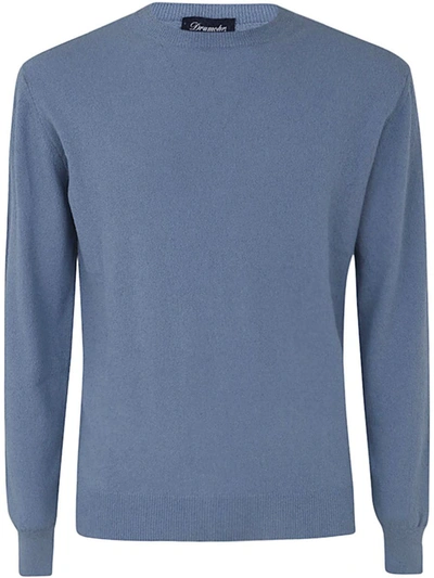 Shop Drumohr Sweater Clothing In Blue
