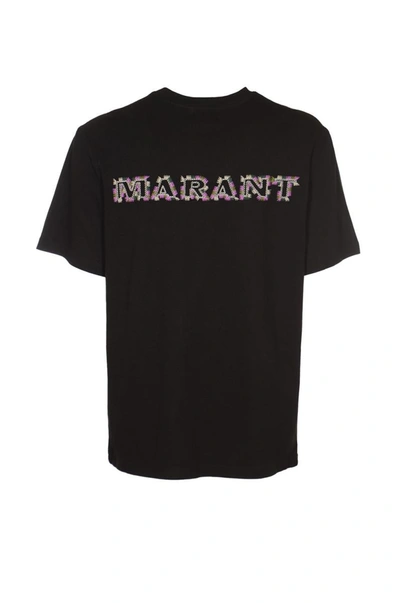 Shop Isabel Marant Marant T-shirts And Polos Black