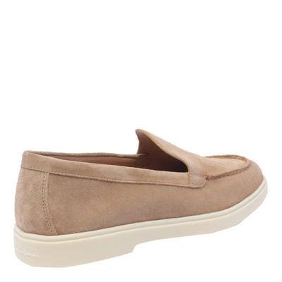 Santoni Yaltamoc Suede Slip-on Loafers In Brown
