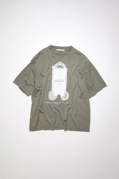 Shop Acne Studios Tshirt Clothing In Grey
