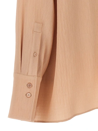 Givenchy Scarf-detail Silk Blouse In Beige