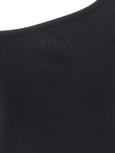 Shop Isabel Marant 'tresia' Top In Black