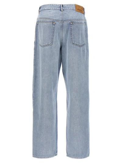 Isabel Marant Jeans 'vetan' Contrast Stitching In Blue