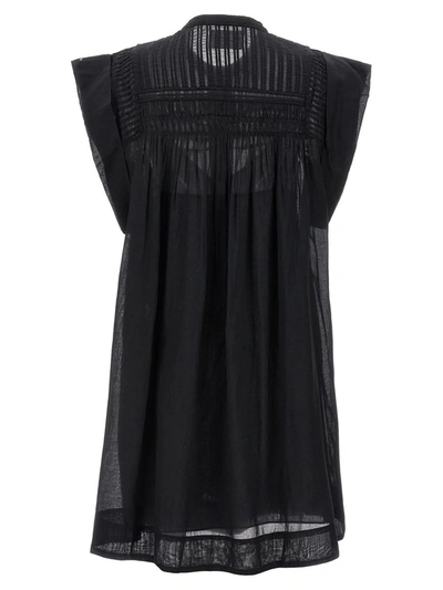 Shop Isabel Marant Étoile 'leazali' Midi Dress In Black
