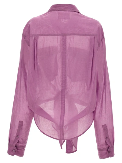 Shop Isabel Marant Étoile 'nath' Shirt In Purple