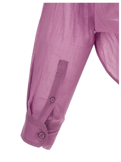 Shop Isabel Marant Étoile 'nath' Shirt In Purple