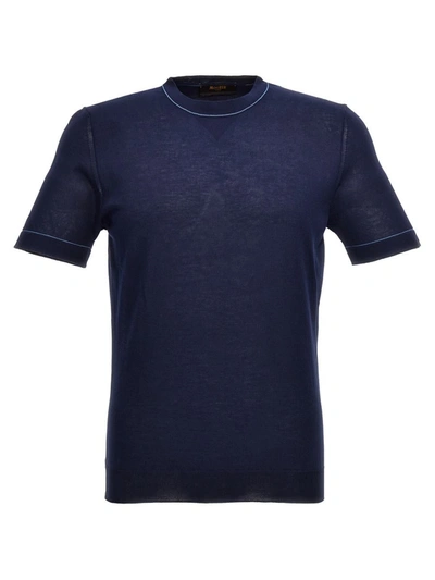 Shop Moorer 'jairo' T-shirt In Blue