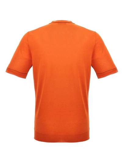 Shop Moorer 'jairo' T-shirt In Orange