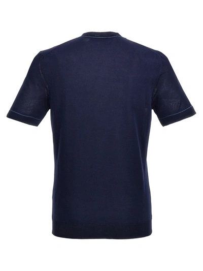 Shop Moorer 'jairo' T-shirt In Blue