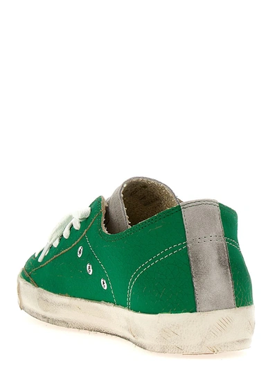 Shop Philippe Model 'prsx Low' Sneakers In Green