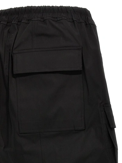 Shop Rick Owens 'cargo Pods' Bermuda Shorts In Black