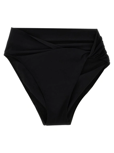 Shop Rick Owens 'twist' Bikini Bottoms In Black