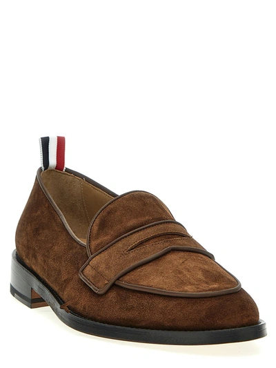 Shop Thom Browne 'varsity Penny' Loafers