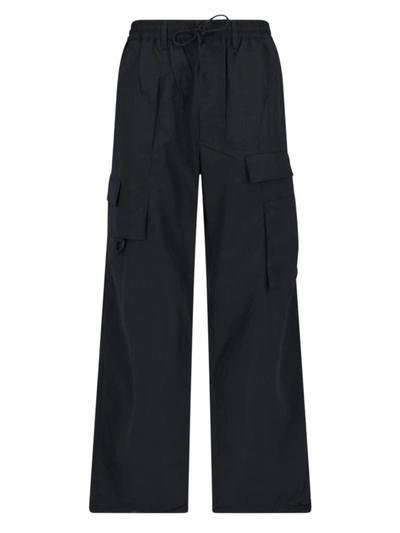 Shop Y-3 Trousers In Black