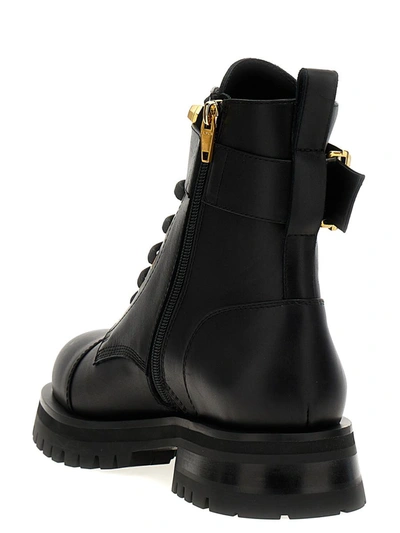 Shop Balmain 'charlie' Ankle Boots In Black