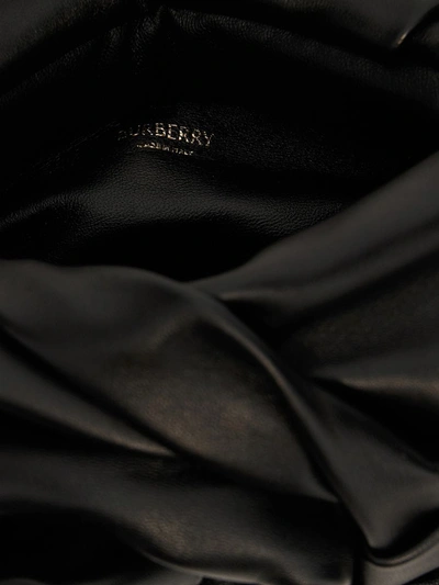 Shop Burberry 'rose' Clutch In Black