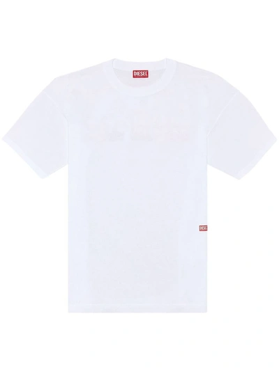 Shop Diesel T-shirts And Polos In White