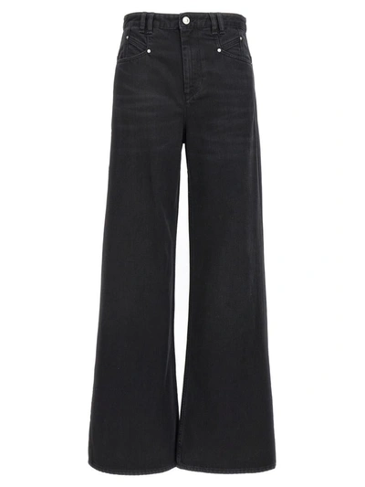 Shop Isabel Marant 'lemony' Jeans In Black