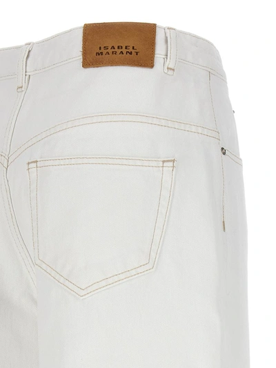 Shop Isabel Marant 'lemony' Jeans In White