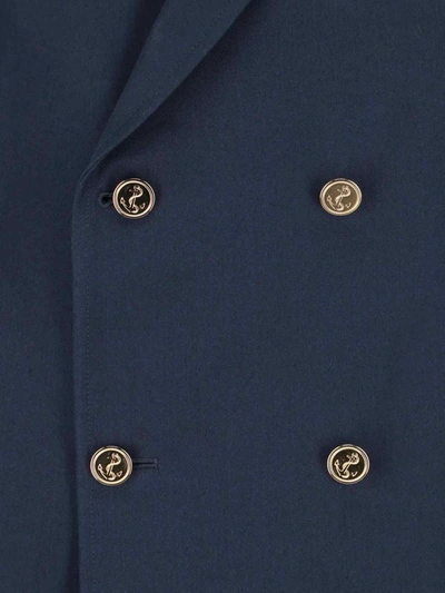 Shop Thom Browne Jackets In Blue