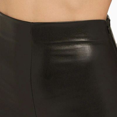 Shop The Andamane Hoola Leatherette Leggings In Black