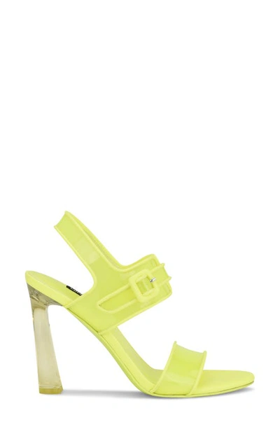 Shop Nine West Lucile Slingback Sandal In Yellow
