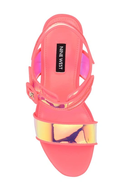 Shop Nine West Lucile Slingback Sandal In Medium Pink