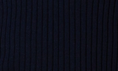 Shop Akris Punto Colorblock Wool Rib Sweater Polo In Navy Multi