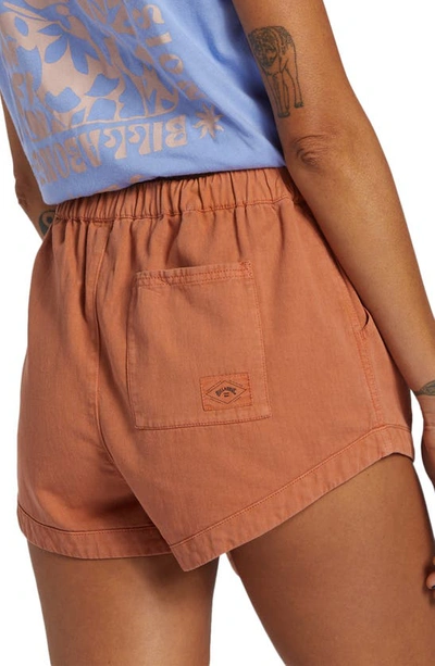 Shop Billabong Adventure Division Organic Cotton Shorts In Sunburnt