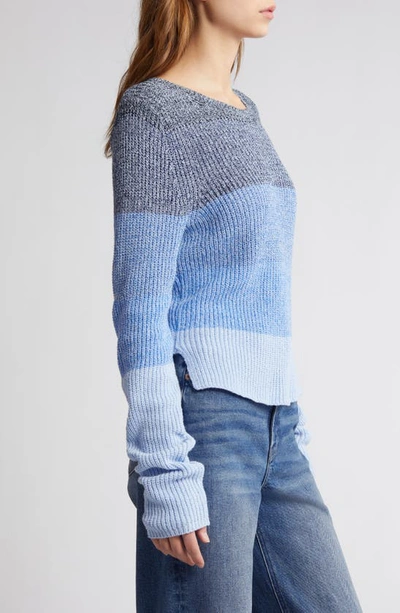 Shop Rag & Bone Kati Colorblock Sweater In Blue Multi