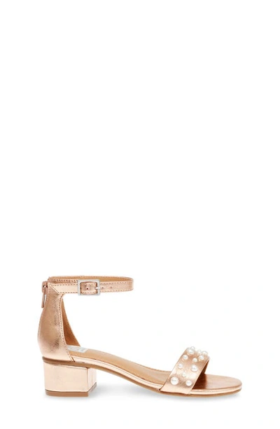 Shop Dolce Vita Kids' Glinda Pearly Sandal In Rose Gold