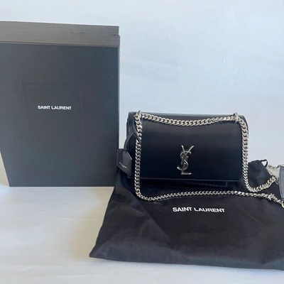 Pre-owned Saint Laurent Sunset Crossbody Leather Bag