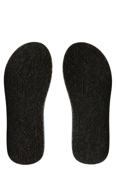 Quiksilver Carver Flip Flop In Grey
