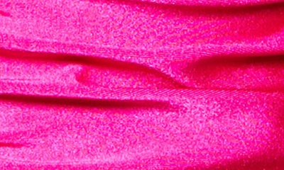 Veronica Beard Arpel Ruched Convertible One-piece Swimsuit In Fuchsia