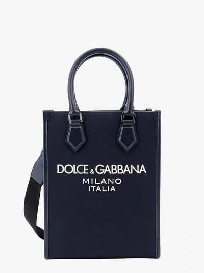 Shop Dolce & Gabbana Man Handbag Man Blue Handbags