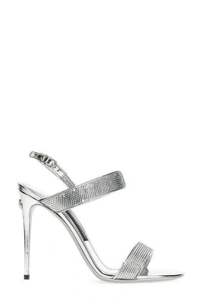 Shop Dolce & Gabbana Women 'kim Dolce &gabbana' Sandals In Silver